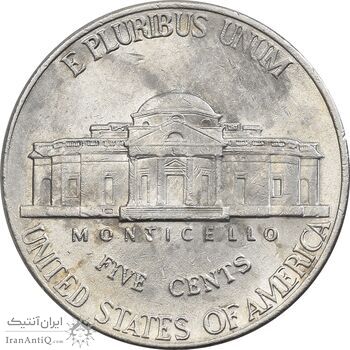 سکه 5 سنت 2003D جفرسون - AU58 - آمریکا