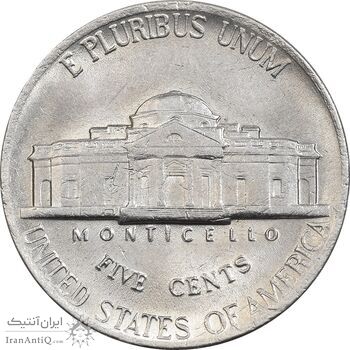 سکه 5 سنت 1992D جفرسون - MS61 - آمریکا