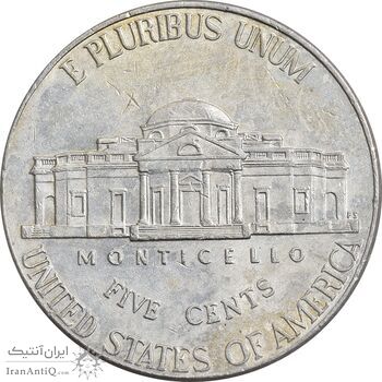 سکه 5 سنت 2010P جفرسون - EF45 - آمریکا