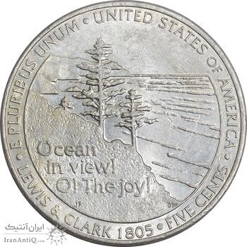 سکه 5 سنت 2005P جفرسون (ساحل اقیانوس) - EF45 - آمریکا