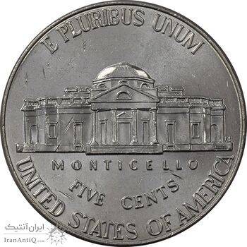 سکه 5 سنت 2016D جفرسون - MS62 - آمریکا سکه 5 سنت 2016D جفرسون - MS62 - آمریکا