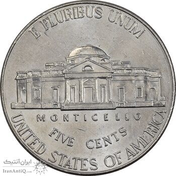 سکه 5 سنت 2018D جفرسون - MS61 - آمریکا