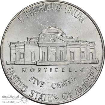 سکه 5 سنت 2019D جفرسون - MS61 - آمریکا