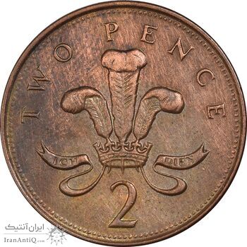 سکه 2 پنس 2000 الیزابت دوم - EF45 - انگلستان