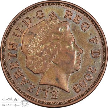 سکه 2 پنس 2003 الیزابت دوم - EF45 - انگلستان