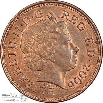 سکه 2 پنس 2006 الیزابت دوم - AU50 - انگلستان