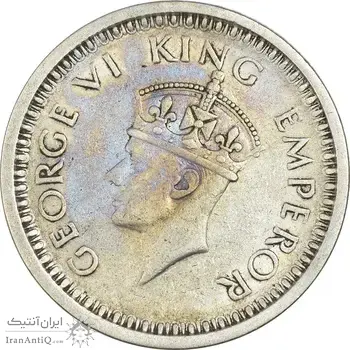 سکه 1 روپیه 1944 جرج ششم - EF45 - هند