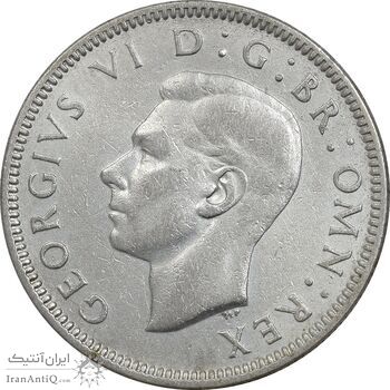 سکه 1 شیلینگ 1938 جرج ششم - تیپ 1 - AU58 - انگلستان