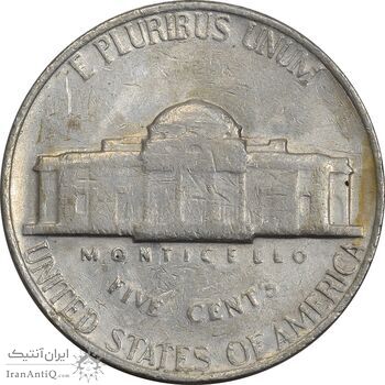 سکه 5 سنت 1970S جفرسون - EF45 - آمریکا