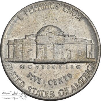 سکه 5 سنت 1973D جفرسون - VF35 - آمریکا