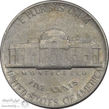 سکه 5 سنت 1980P جفرسون - VF30 - آمریکا