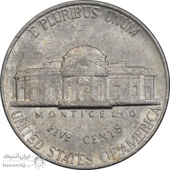 سکه 5 سنت 1994D جفرسون - EF40 - آمریکا