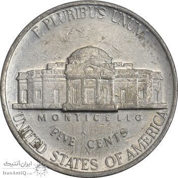 سکه 5 سنت 1995D جفرسون - VF35 - آمریکا