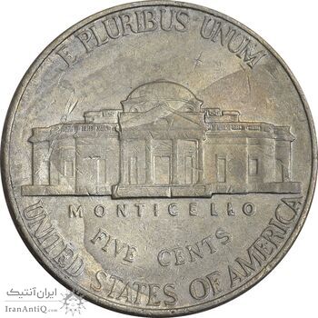 سکه 5 سنت 1998P جفرسون - VF35 - آمریکا