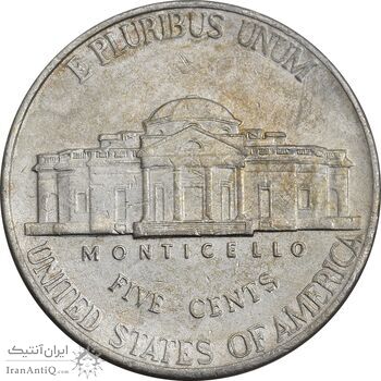 سکه 5 سنت 1999P جفرسون - AU55 - آمریکا