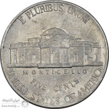 سکه 5 سنت 1999P جفرسون - EF45 - آمریکا