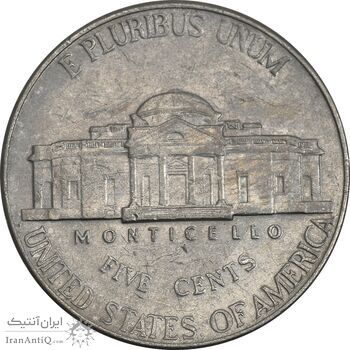 سکه 5 سنت 2001P جفرسون - EF45 - آمریکا