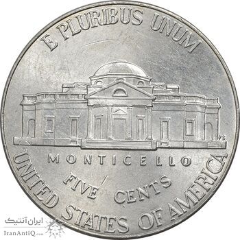 سکه 5 سنت 2020D جفرسون - AU55 - آمریکا