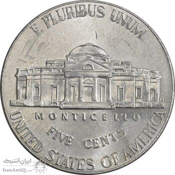 سکه 5 سنت 2020D جفرسون - MS61 - آمریکا