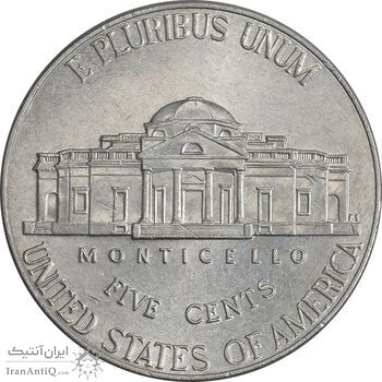 سکه 5 سنت 2021D جفرسون - MS61 - آمریکا