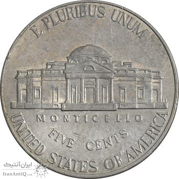 سکه 5 سنت 2015D جفرسون - EF45 - آمریکا