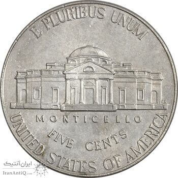 سکه 5 سنت 2014P جفرسون - AU55 - آمریکا