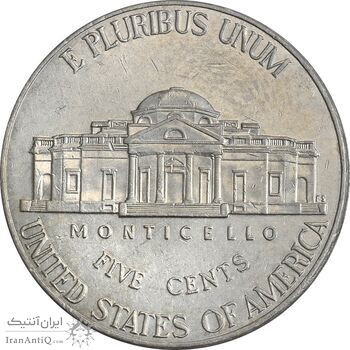 سکه 5 سنت 2013D جفرسون - EF45 - آمریکا