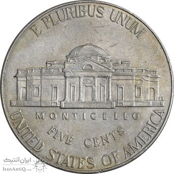 سکه 5 سنت 2013P جفرسون - EF45 - آمریکا