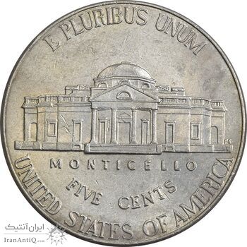 سکه 5 سنت 2012P جفرسون - EF45 - آمریکا