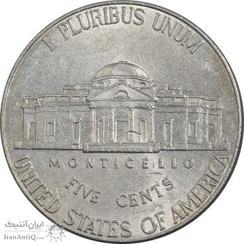 سکه 5 سنت 2011P جفرسون - AU58 - آمریکا