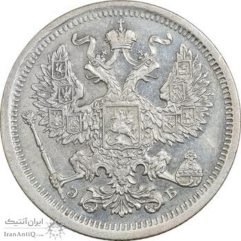سکه 20 کوپک 1907 نیکلای دوم - EF45 - روسیه سکه 20 کوپک 1907 نیکلای دوم - EF45 - روسیه