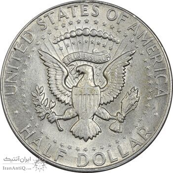 سکه نیم دلار 1968D کندی - AU58 - آمریکا