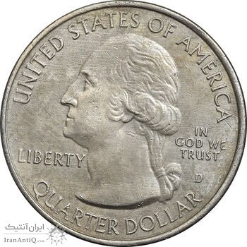 سکه کوارتر دلار 2018D (پارک ملی ویاجورز) - AU58 -آمریکا سکه کوارتر دلار 2018D (پارک ملی ویاجورز) - AU58 -آمریکا