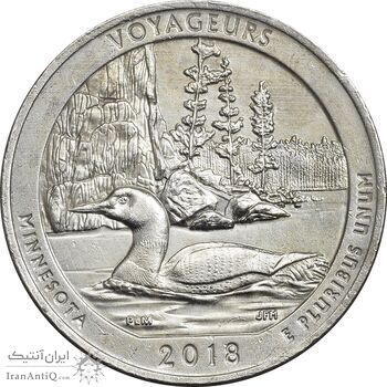 سکه کوارتر دلار 2018D (پارک ملی ویاجورز) - AU58 -آمریکا سکه کوارتر دلار 2018D (پارک ملی ویاجورز) - AU58 -آمریکا