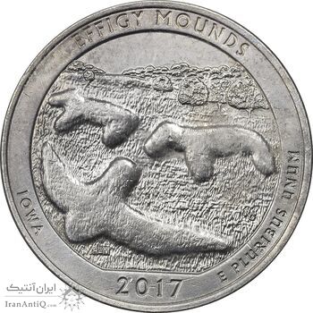 سکه کوارتر دلار 2017D (بنای یادبود افیگی موندز) - AU50 - آمریکا سکه کوارتر دلار 2017D (بنای یادبود افیگی موندز) - AU50 - آمریکا