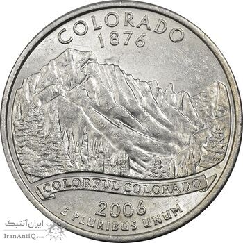 سکه کوارتر دلار 2006P ایالتی (کلرادو) - AU58 - آمریکا