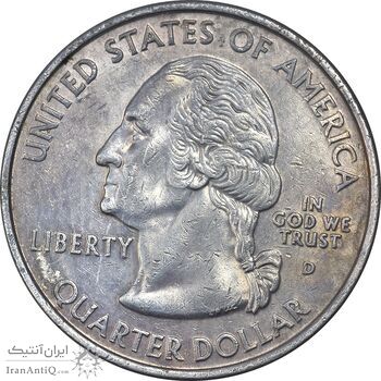 سکه کوارتر دلار 2004D ایالتی (فلوریدا) - AU55 - آمریکا