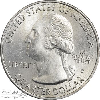 سکه کوارتر دلار 2020P (پارک ملی تاریخی خلیج نمک) - MS63 - آمریکا