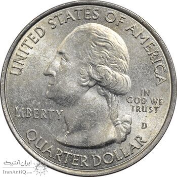 سکه کوارتر دلار 2015D (پارک وی بلو ریج) - MS61 - آمریکا