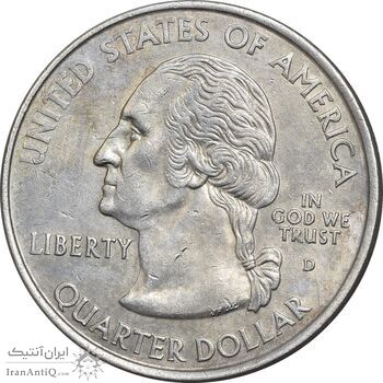 سکه کوارتر دلار 2000D ایالتی (مریلند) - AU58 - آمریکا