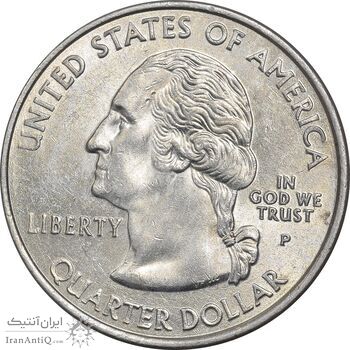 سکه کوارتر دلار 2002P ایالتی (میسیسیپی) - MS62 - آمریکا