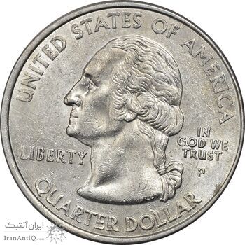 سکه کوارتر دلار 2000P ایالتی (نیوهمشایر) - AU55 - آمریکا