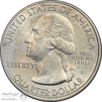 سکه کوارتر دلار 2013D (جنگل ملی کوه سفید) - AU58 - آمریکا