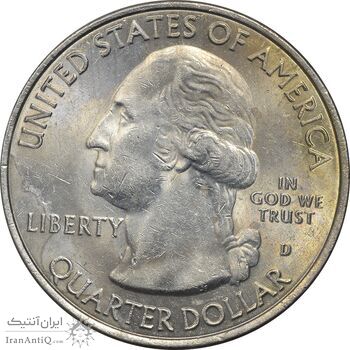 سکه کوارتر دلار 2016D (پارک ملی تاریخی هارپرز فری) - MS61 - آمریکا