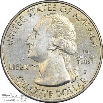 سکه کوارتر دلار 2019P (رودخانه بدون بازگشت) - MS61 - آمریکا سکه کوارتر دلار 2019P (رودخانه بدون بازگشت) - MS61 - آمریکا