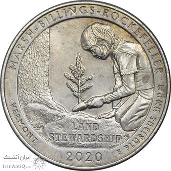 سکه کوارتر دلار 2020P (پارک ملی تاریخی مارش بیلینگز راکفلر) - MS61 - آمریکا سکه کوارتر دلار 2020P (پارک ملی تاریخی مارش بیلینگز راکفلر) - MS61 - آمریکا