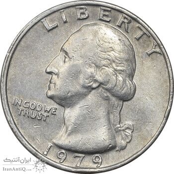 سکه کوارتر دلار 1979 واشنگتن - EF40 - آمریکا