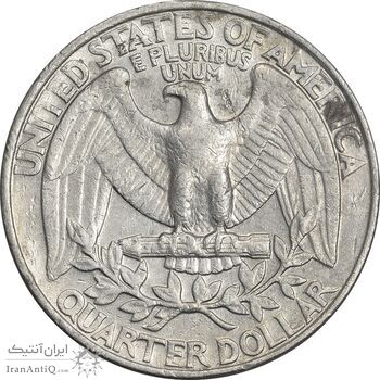 سکه کوارتر دلار 1987P واشنگتن - VF35 - آمریکا