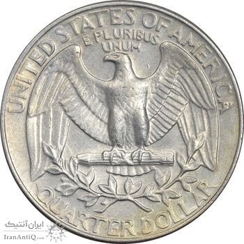 سکه کوارتر دلار 1983D واشنگتن - EF40 - آمریکا