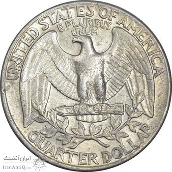 سکه کوارتر دلار 1990D واشنگتن - VF35 - آمریکا